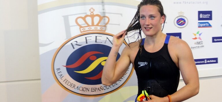 Mireia Belmonte bate el record del 1500 libre en el campeonato de España que de disputa en Mallorca